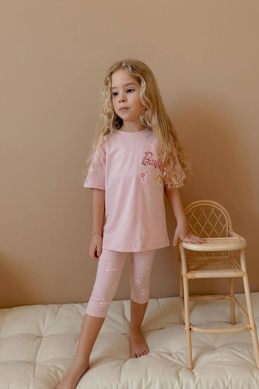 Barbie Baskılı Alt Üst Takım