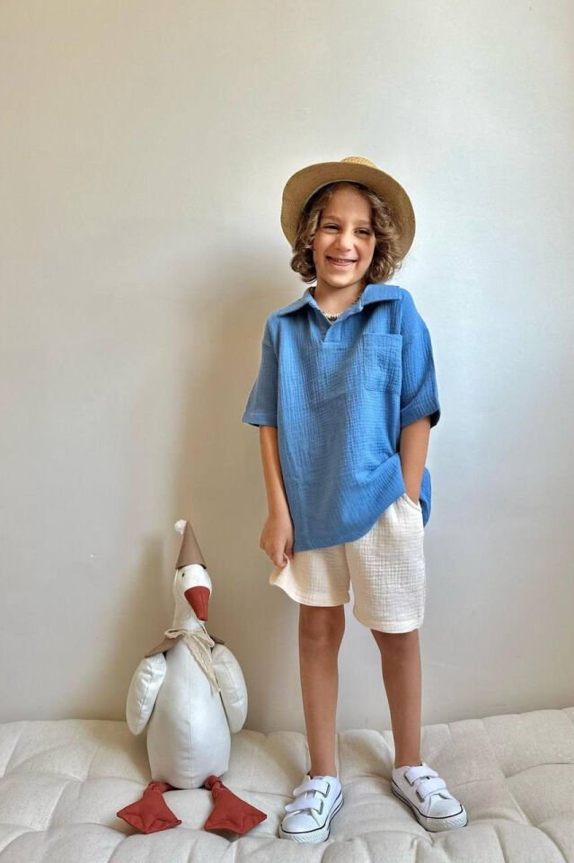 Erkek Çocuk Müslin Takım