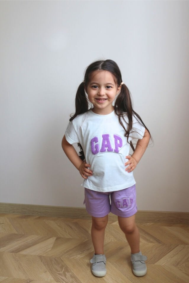 Mor Punch Kız Çocuk Takım