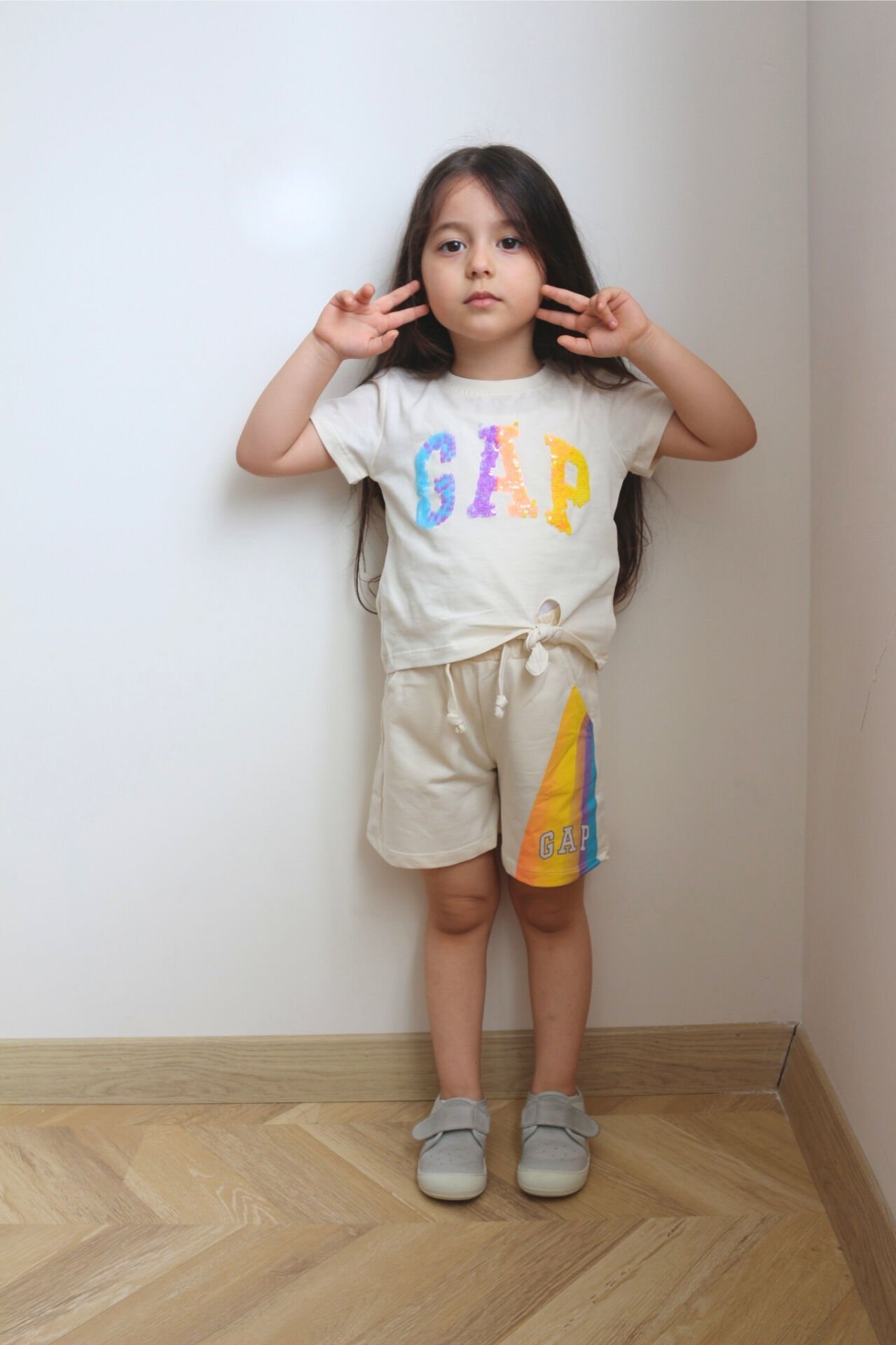 Renkli Kız Çocuk Takım