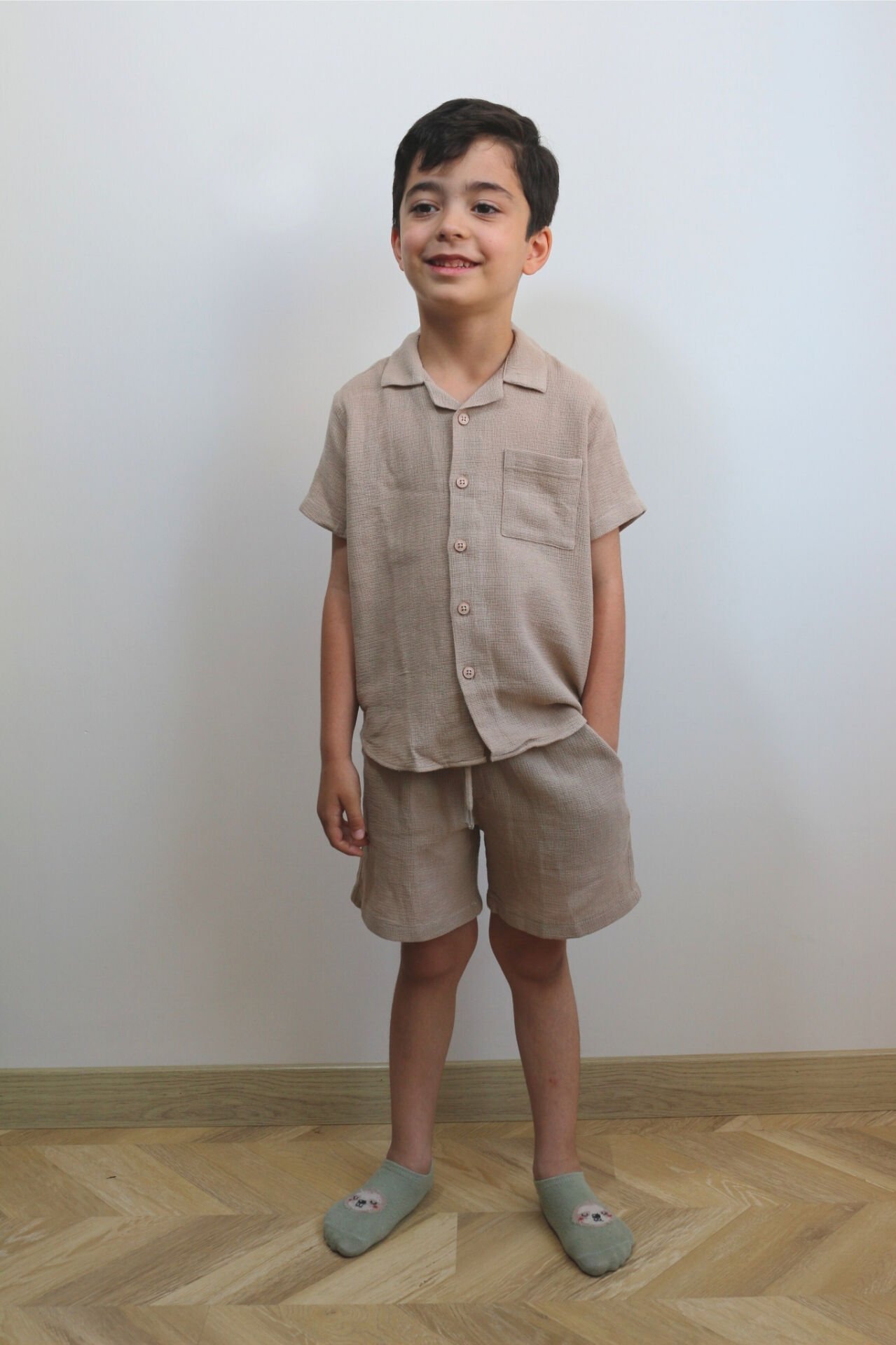 Etamin Kumaş Erkek Çocuk Takım