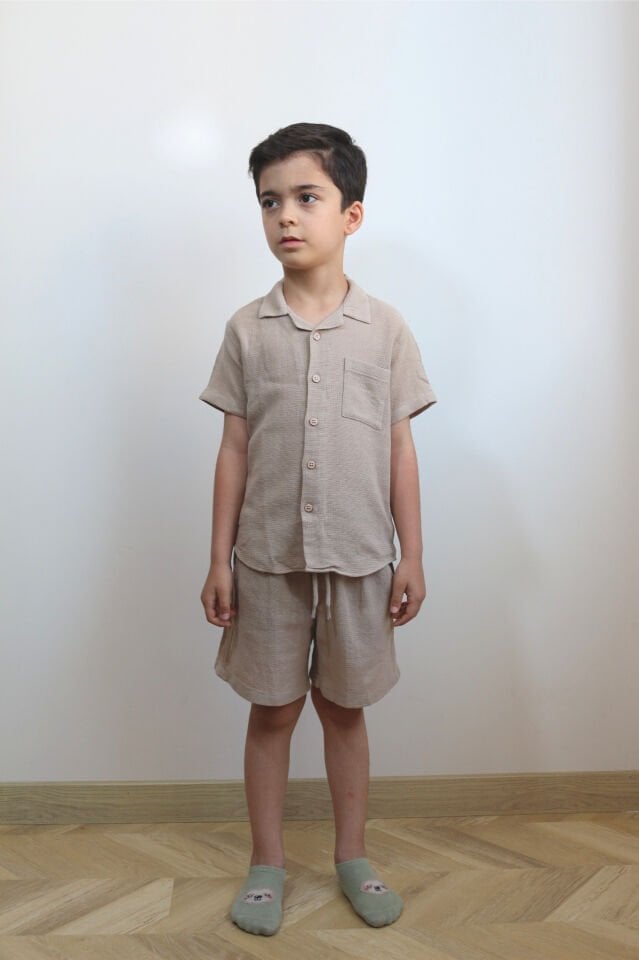 Etamin Kumaş Erkek Çocuk Takım