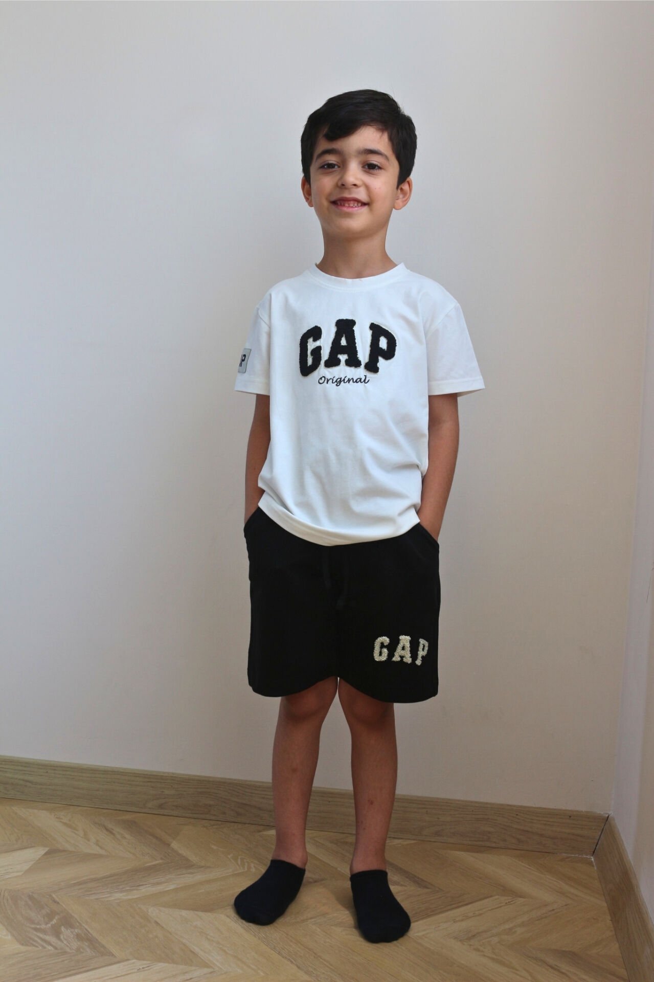 Siyah Beyaz Erkek Çocuk Takım