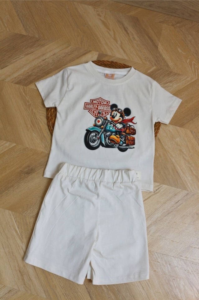 Mickey Mause Baskılı Takım