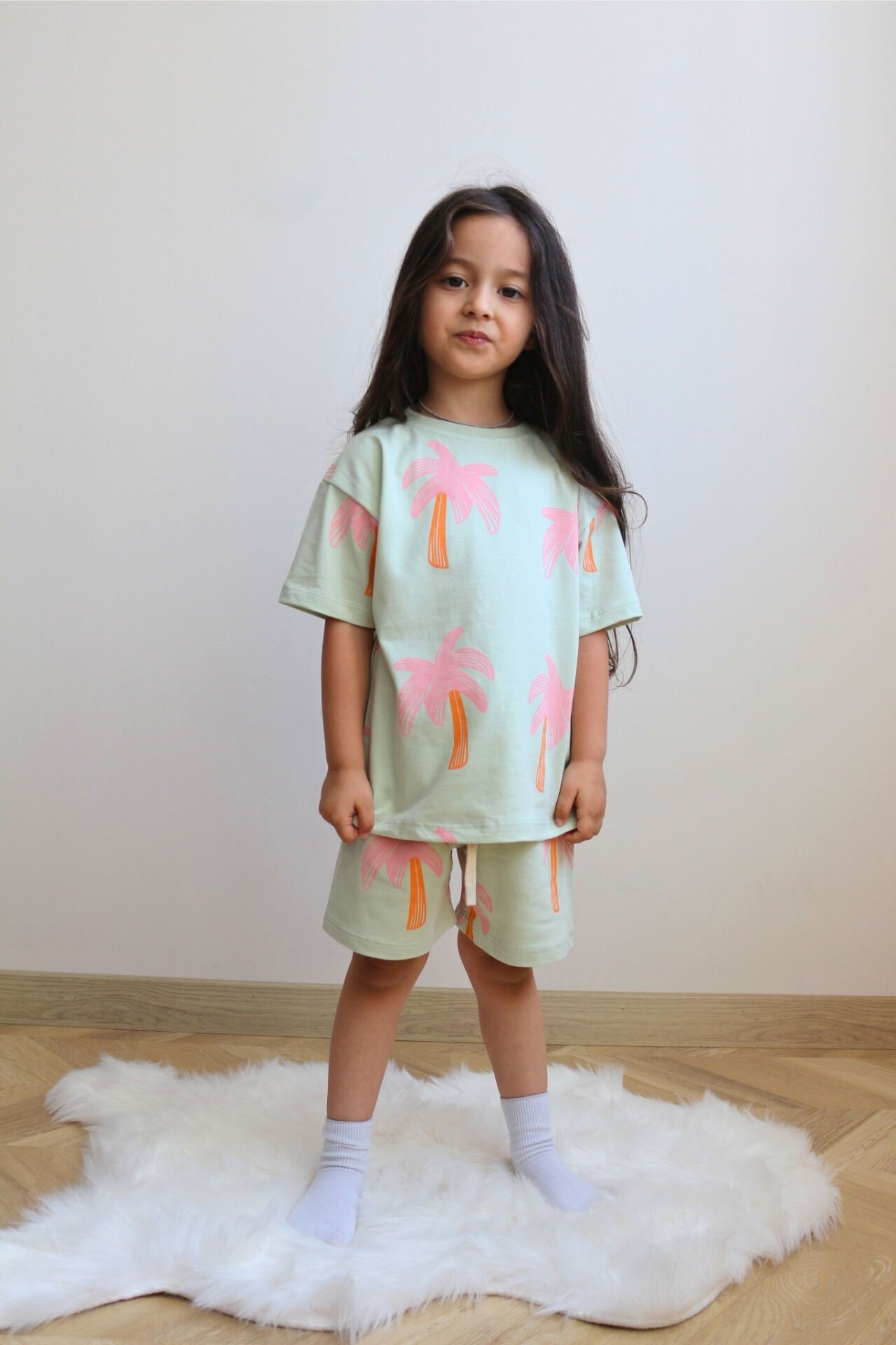 Oversize Palmiye Çocuk Takım