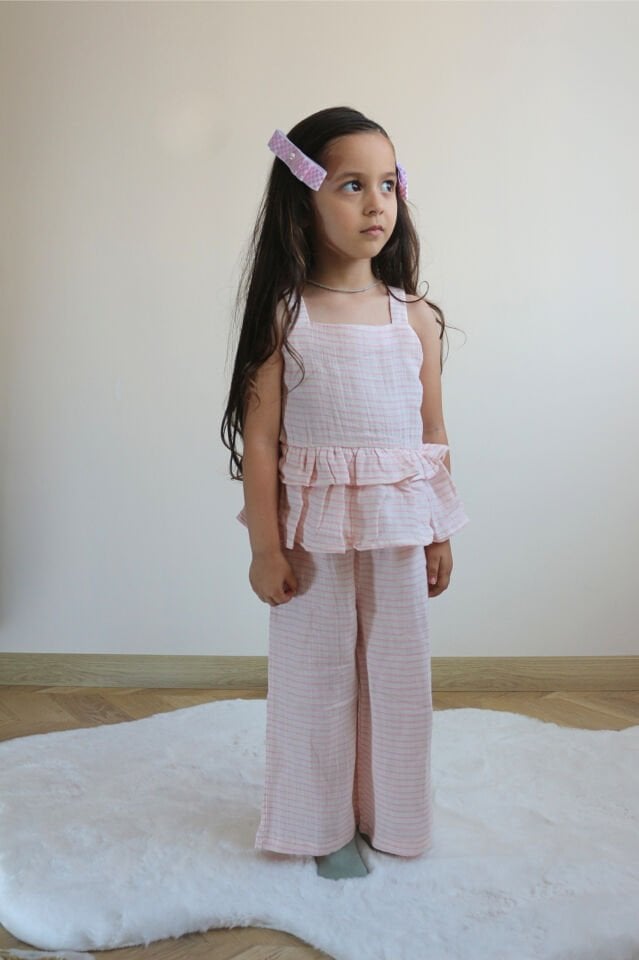 Müslin Kız Çocuk Takım