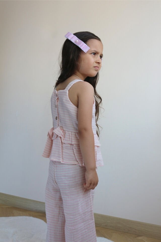 Müslin Kız Çocuk Takım