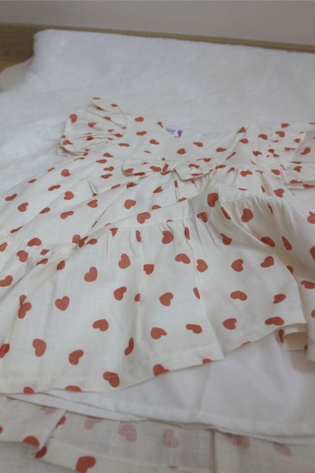 Kalpli Kız Çocuk Elbise