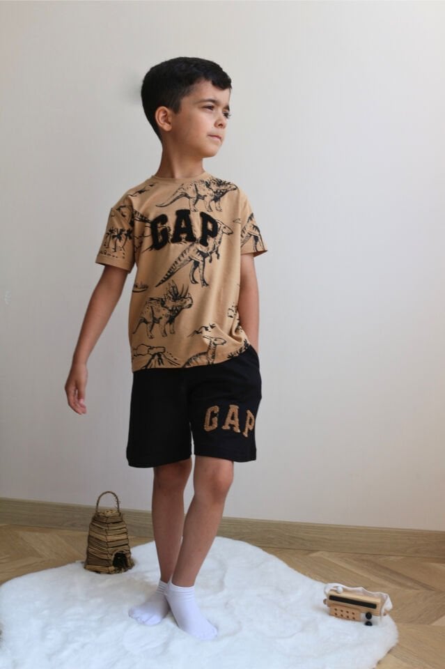 Dinazor Baskılı Erkek Çocuk Takım