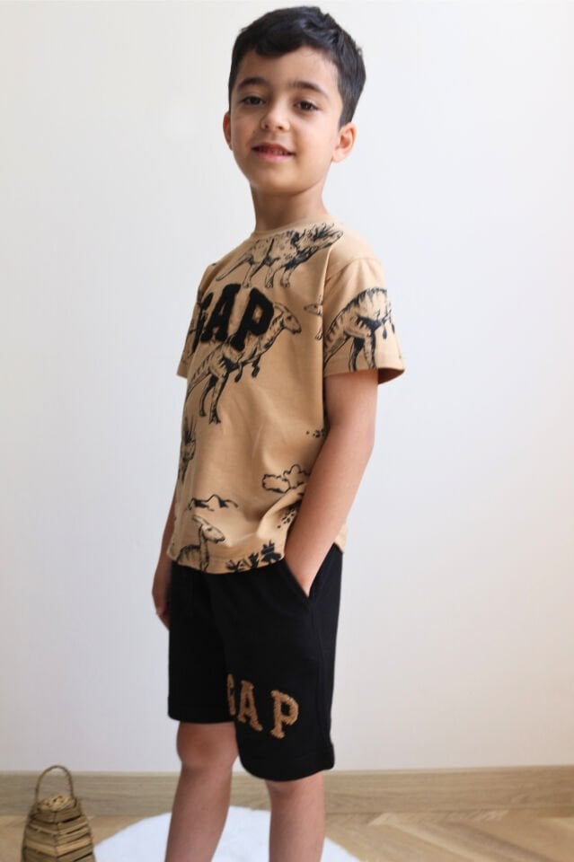 Dinazor Baskılı Erkek Çocuk Takım